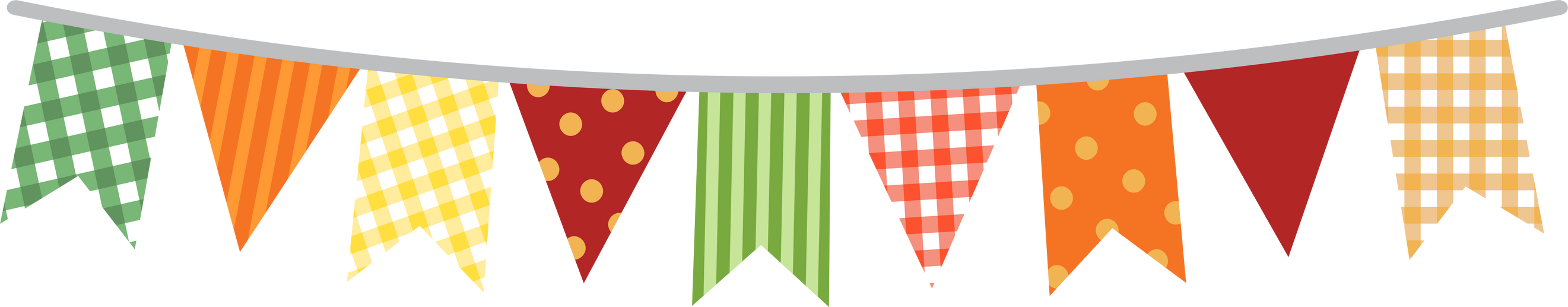 Colorful bunting